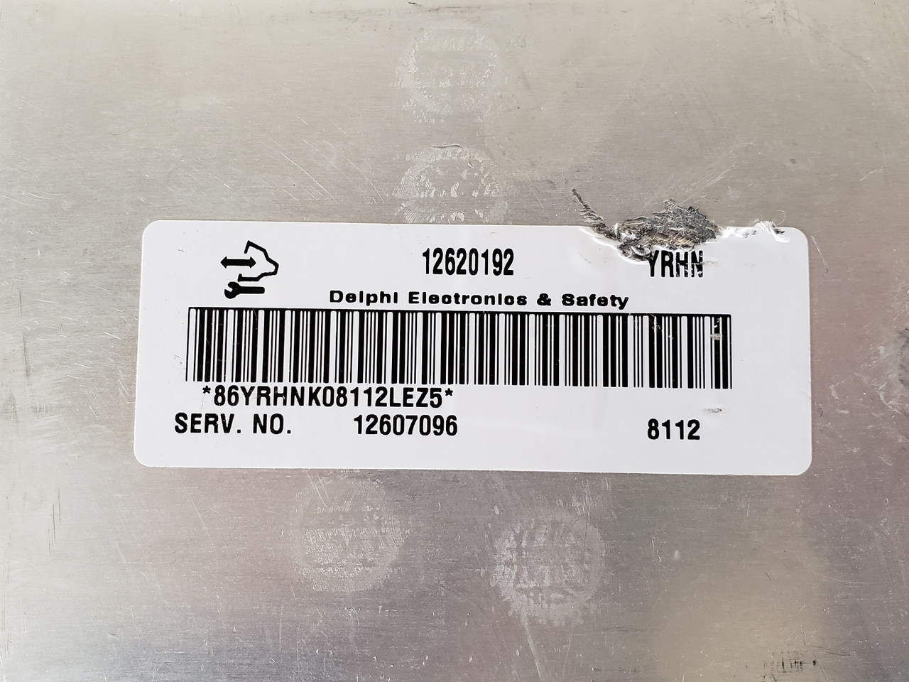2008 Gmc Canyon 12607096 Computer Brain Engine Control ECU ECM EBX Module