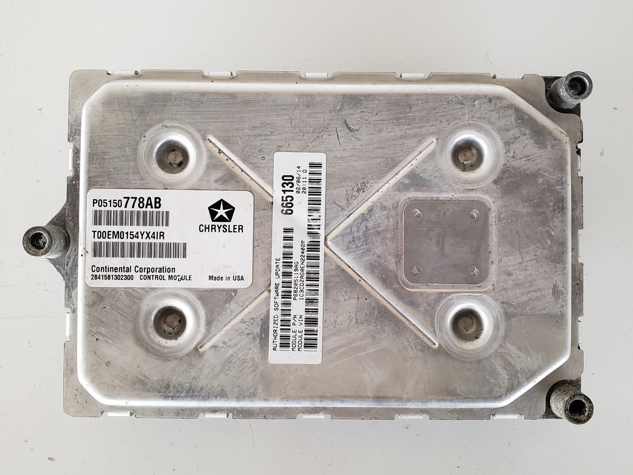 2014 Dodge Avenger P05150778AB Computer Brain Engine Control ECU ECM EBX Module