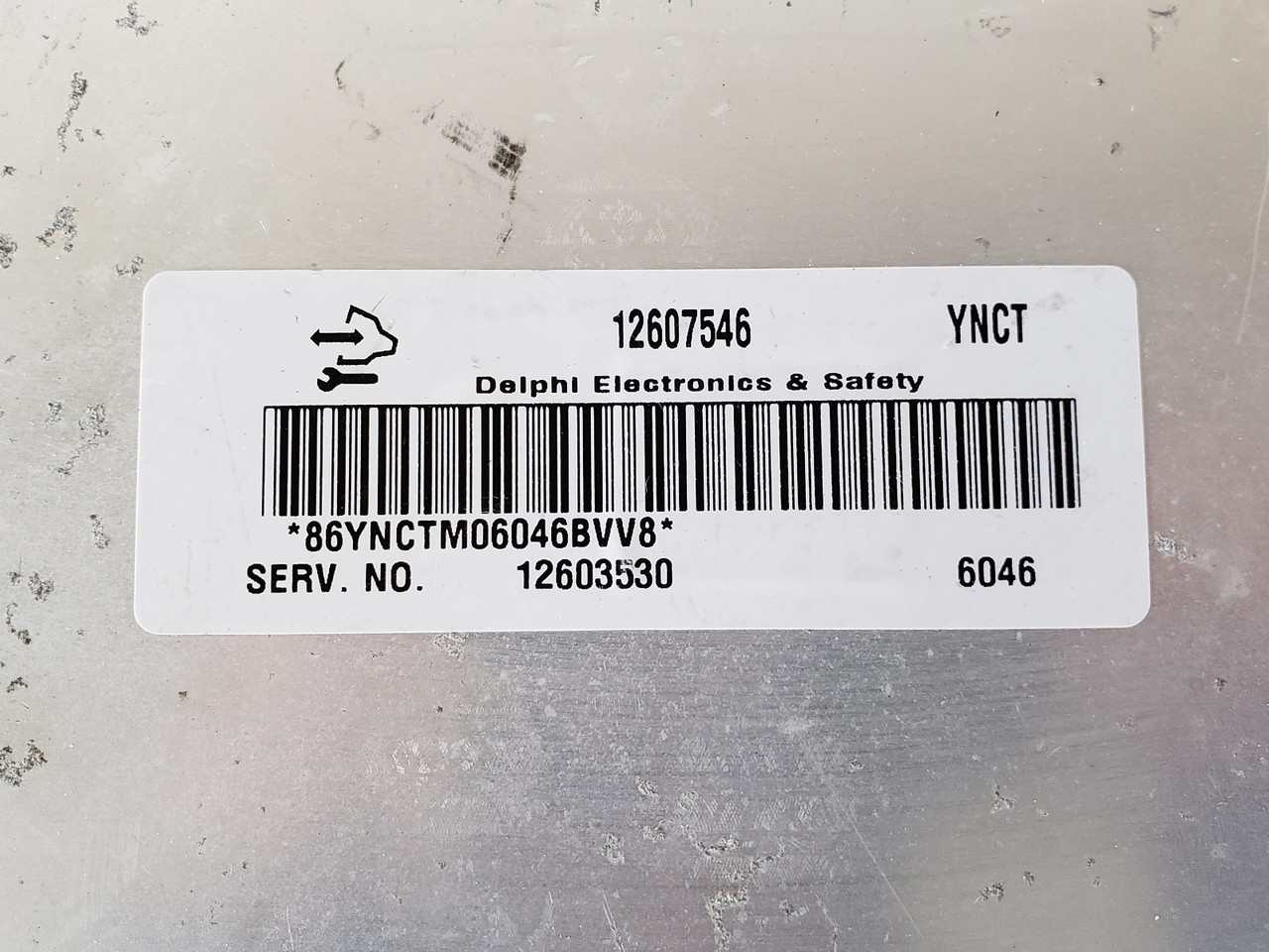 2008 Gmc Canyon 12603530 Computer Brain Engine Control ECU ECM EBX Module