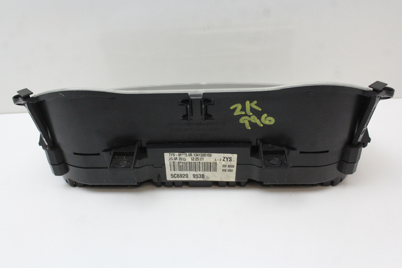 2014 Volkswagen Jetta 5C6920953B Speedometer Head Instrument Cluster Gauges 45K