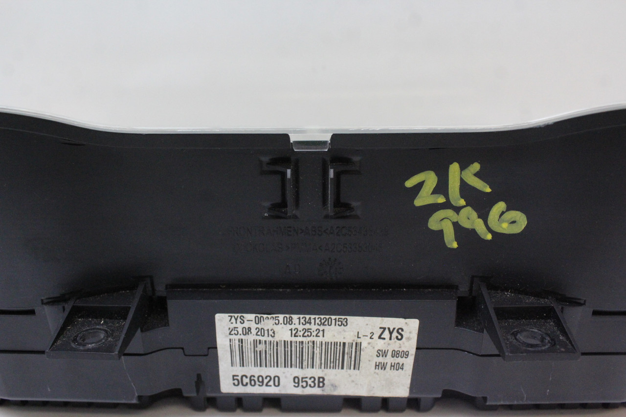 2014 Volkswagen Jetta 5C6920953B Speedometer Head Instrument Cluster Gauges 45K