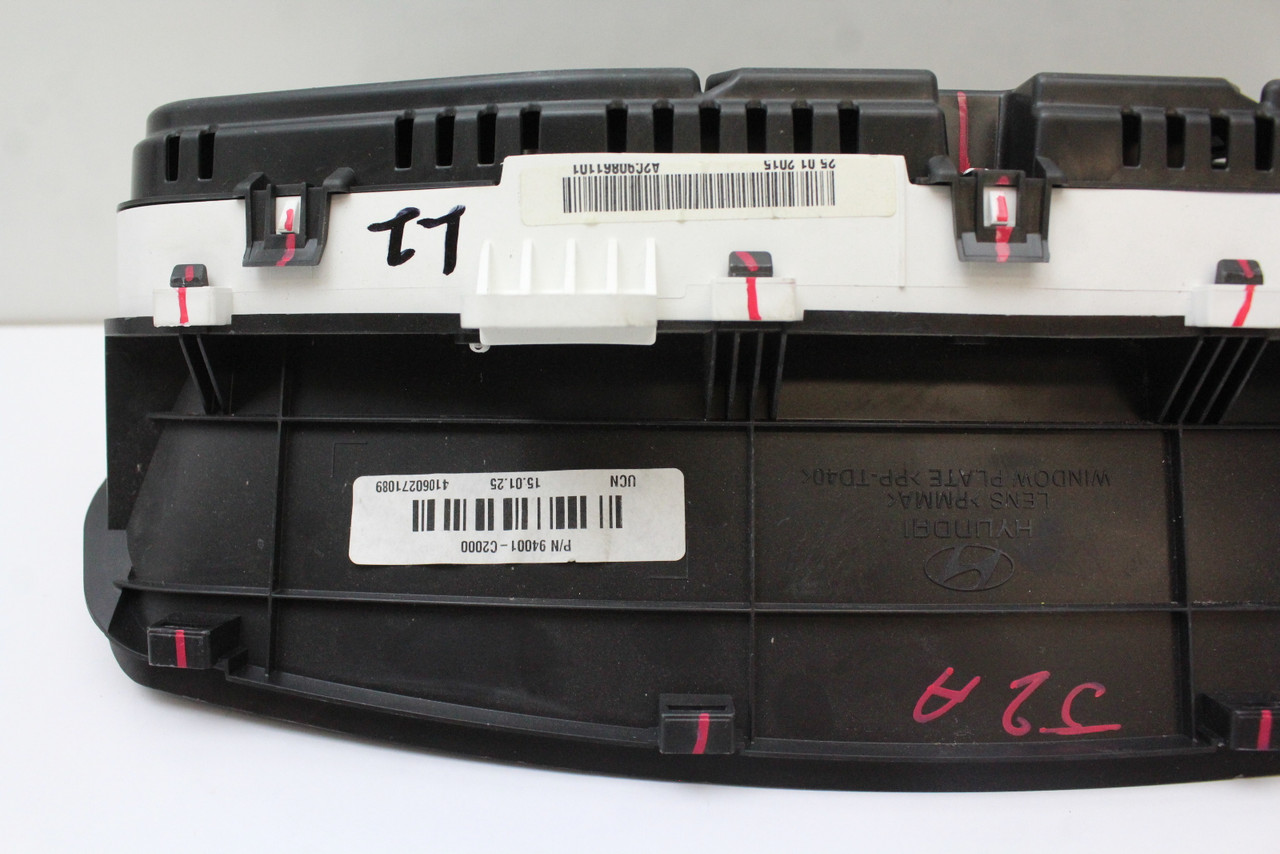 15 2015 Hyundai Sonata 94001-C2000 Speedometer Instrument Cluster Gauges 11K