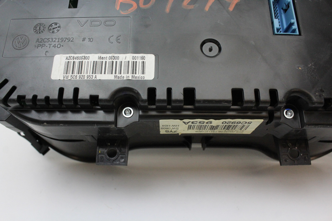 2014 14 Volkswagen Jetta 5C6920953A Speedometer Instrument Cluster Gauges 21K