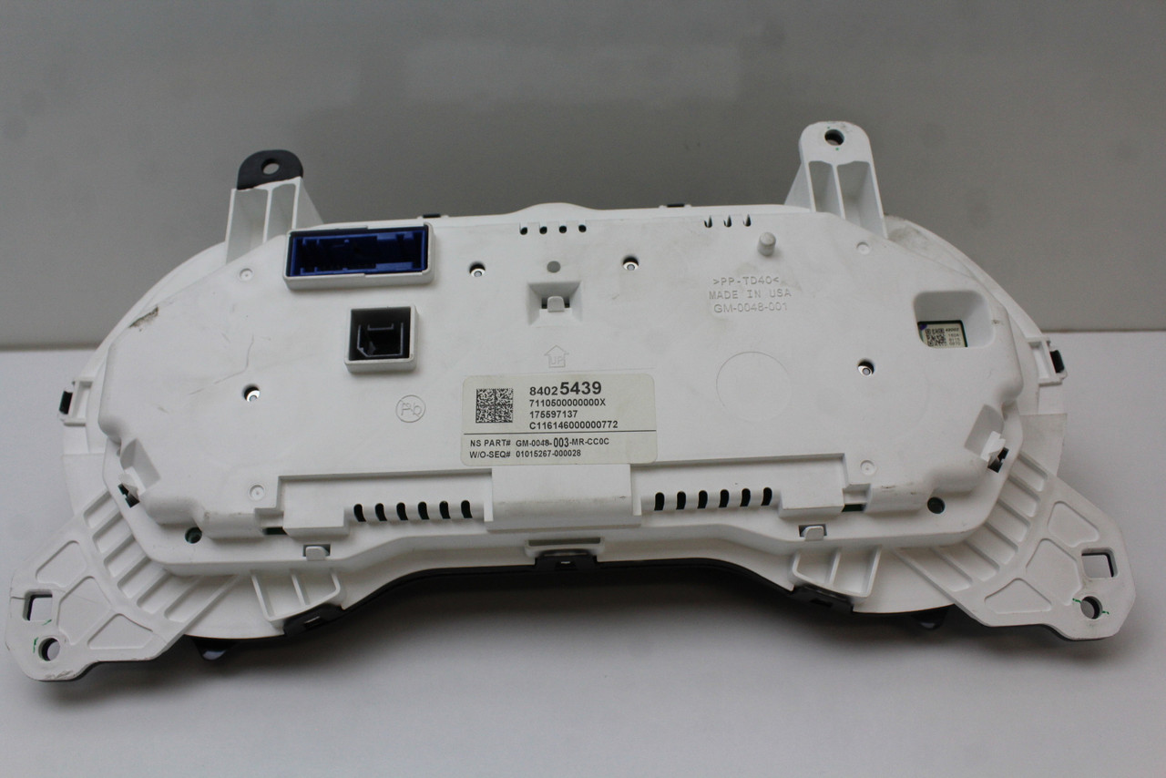 16 2016 Chevrolet Camaro 84025439 Speedometer Head Instrument Cluster Gauges 1K