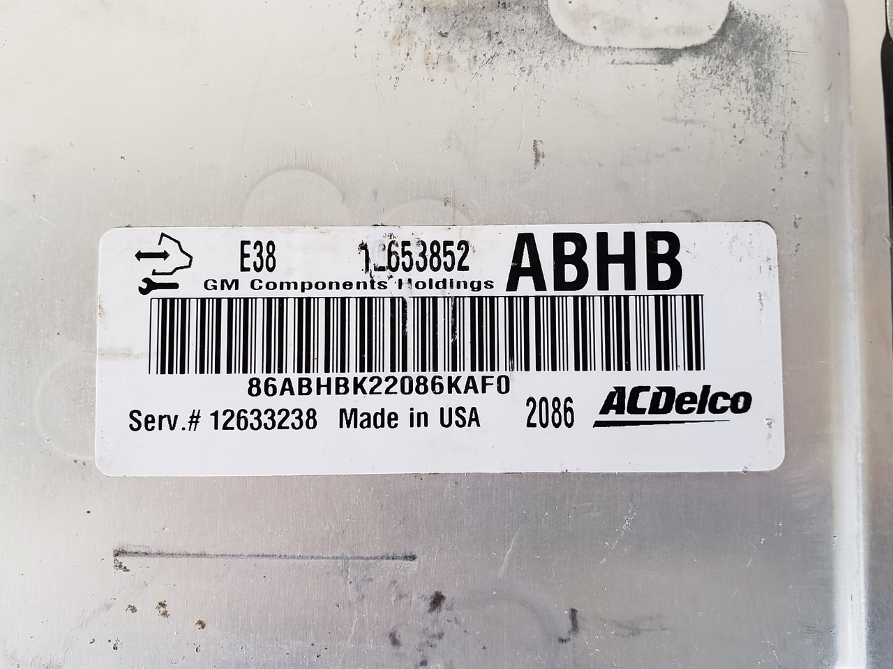 2010-2014 Chevy Tahoe 12633238 Computer Brain Engine Control ECU ECM EBX Module