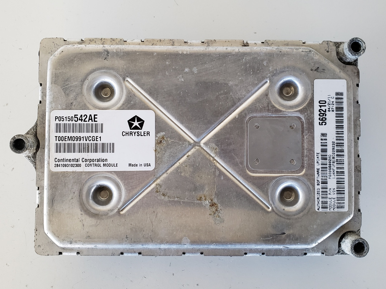 2011 Jeep Compass P68066802AD Computer Brain Engine Control ECU ECM EBX Module