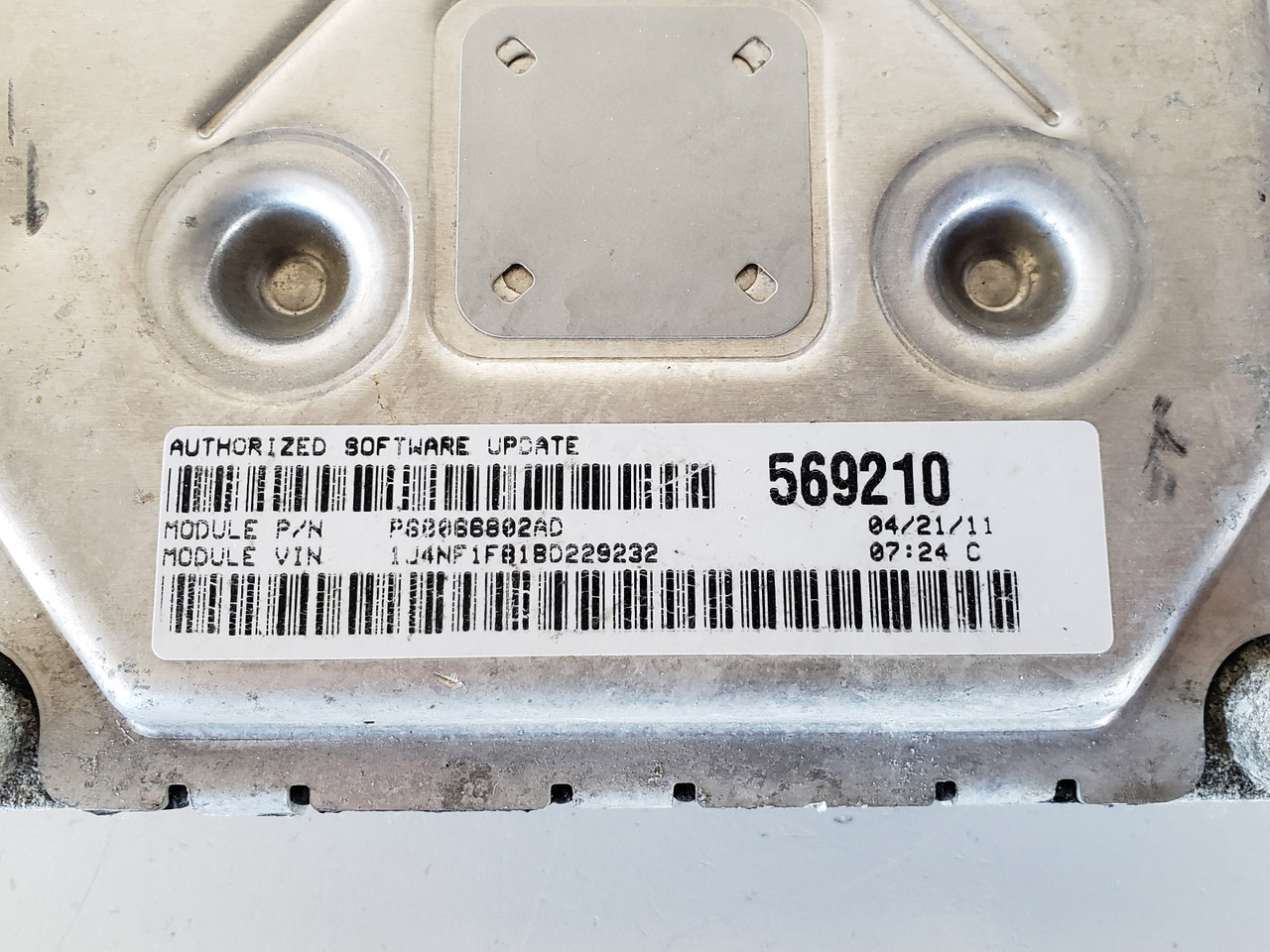 2011 Jeep Compass P68066802AD Computer Brain Engine Control ECU ECM EBX Module
