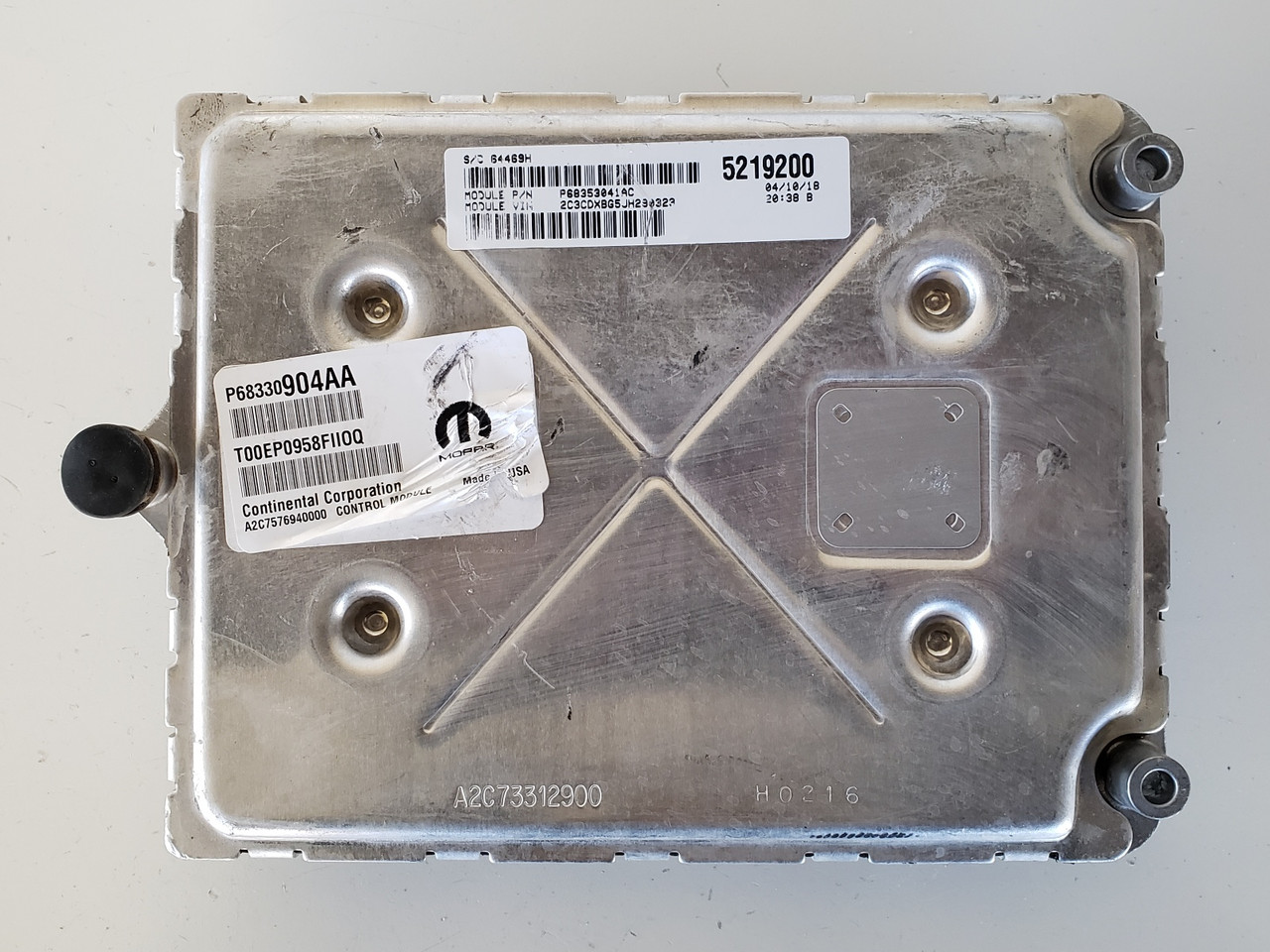 2018-2019 Charger P68353041AC Computer Brain Engine Control ECU ECM EBX Module