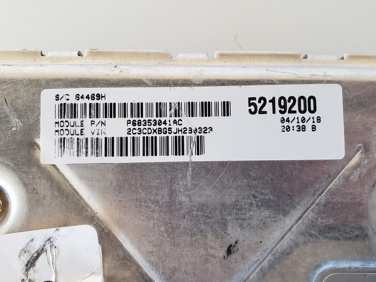2018-2019 Charger P68353041AC Computer Brain Engine Control ECU ECM EBX Module