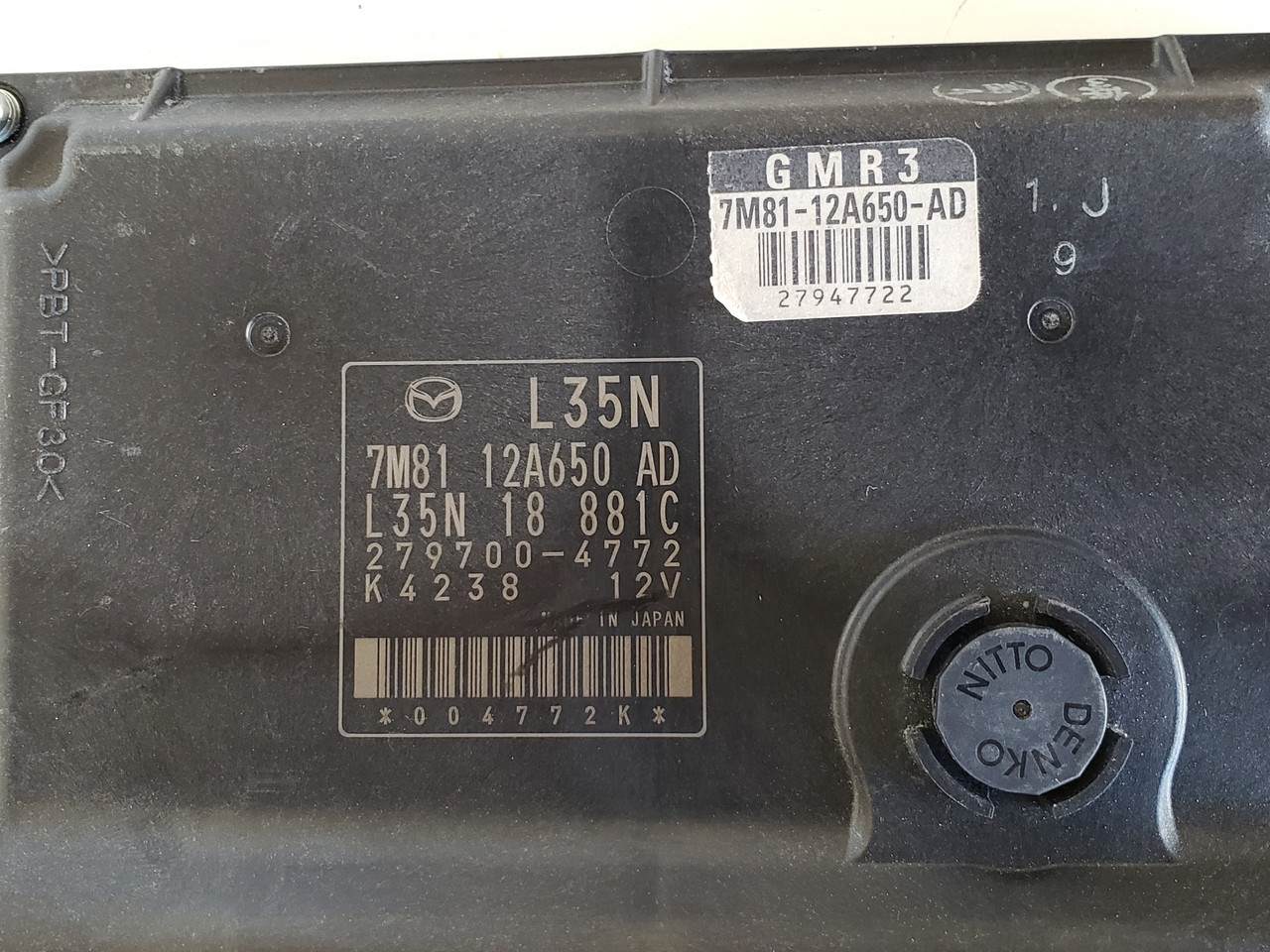 2007-2008 Mazda 6 L35N 18 881C Computer Brain Engine Control ECU ECM EBX Module