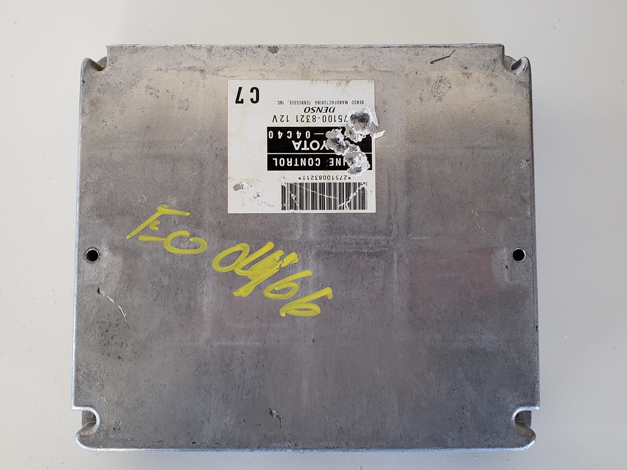 2007 Toyota Tacoma 89661-04C40 Computer Brain Engine Control ECU ECM EBX Module