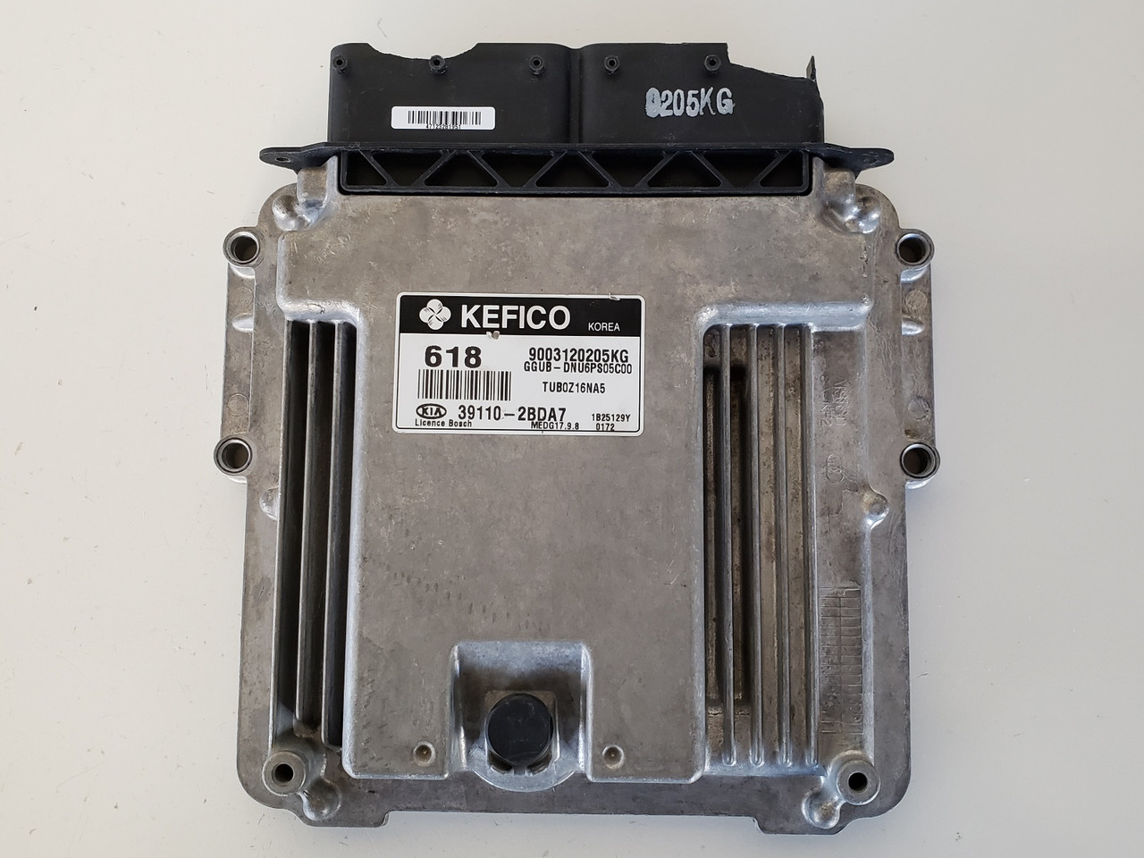 2013-2013 Kia Rio 39110-2BDA7 Computer Brain Engine Control ECU ECM EBX Module