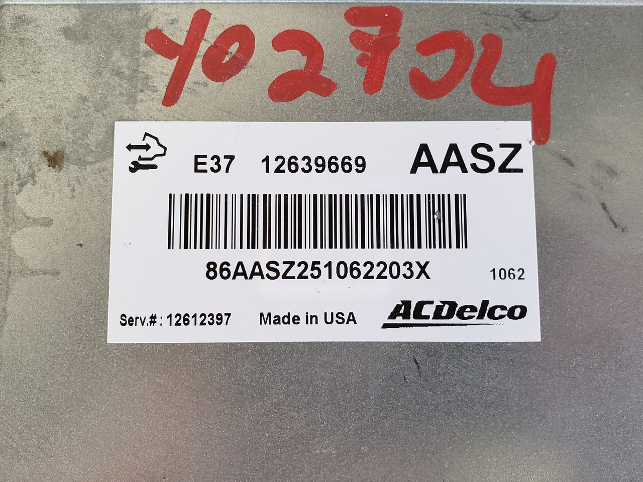 2009-2011 Chevy Impala 12612397 Computer Brain Engine Control ECU ECM EBX Module