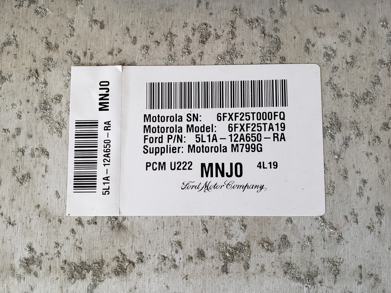 2005 Expedition 5L1A-12A650-RA Computer Brain Engine Control ECU ECM EBX Module