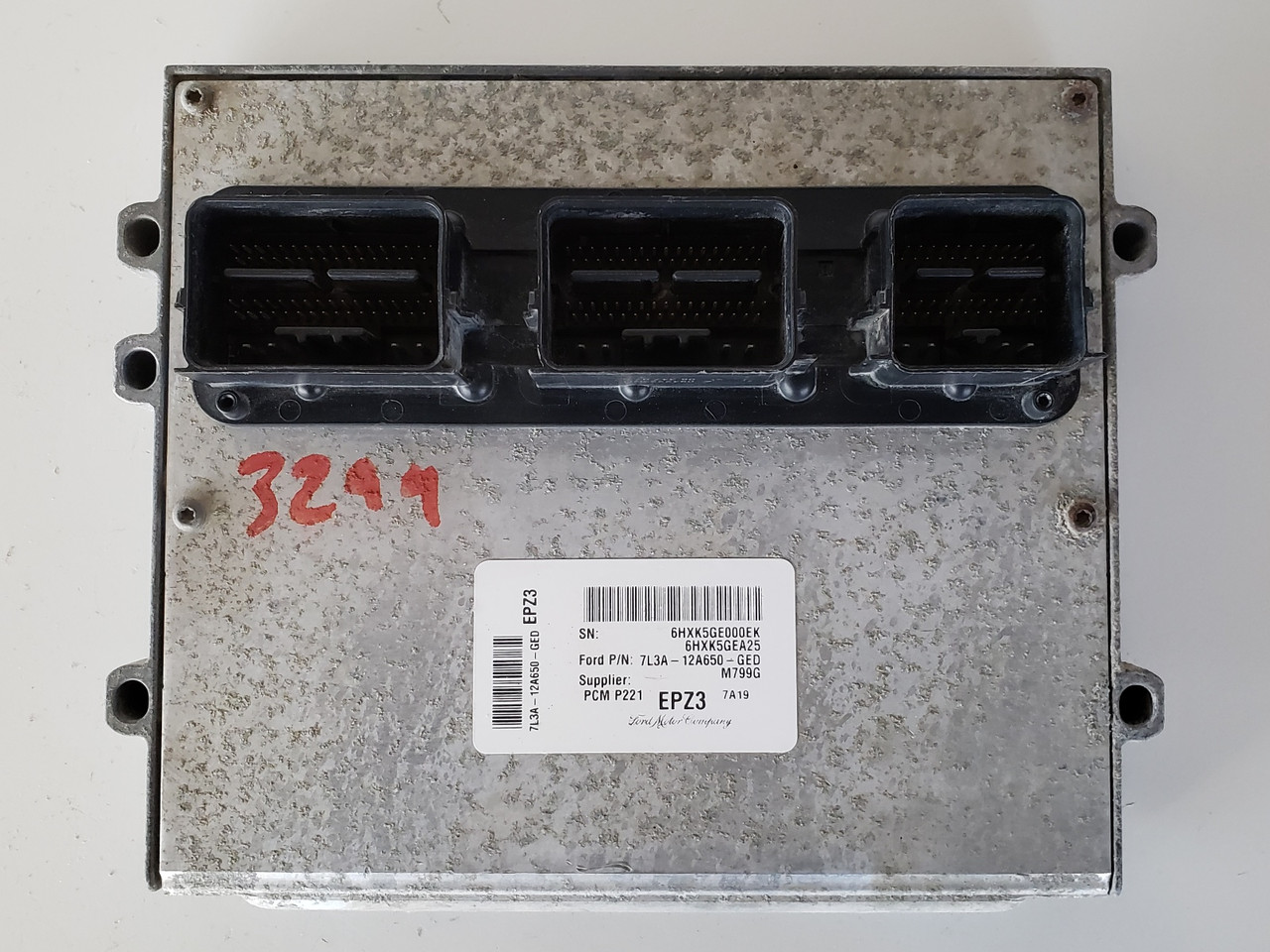 2007 F-150 F150 7L3A-12A650-GED Computer Brain Engine Control ECU ECM EBX Module 2007 F-150 F150 7L3A-12A650-GED Computer Brain Engine Control ECU ECM EBX Module