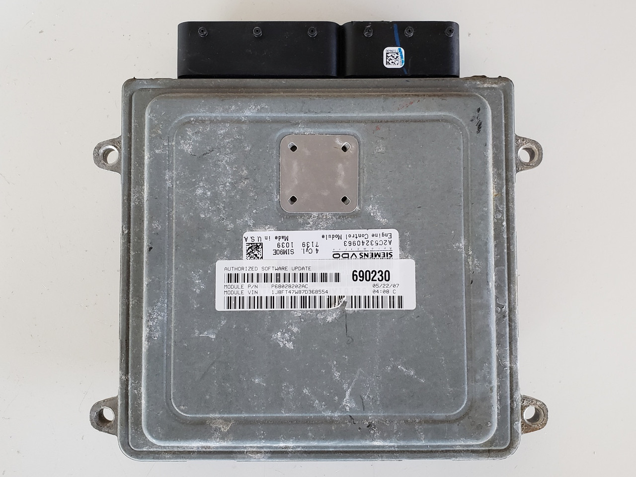 2007 Jeep Compass 68028202AC Computer Brain Engine Control ECU ECM EBX Module