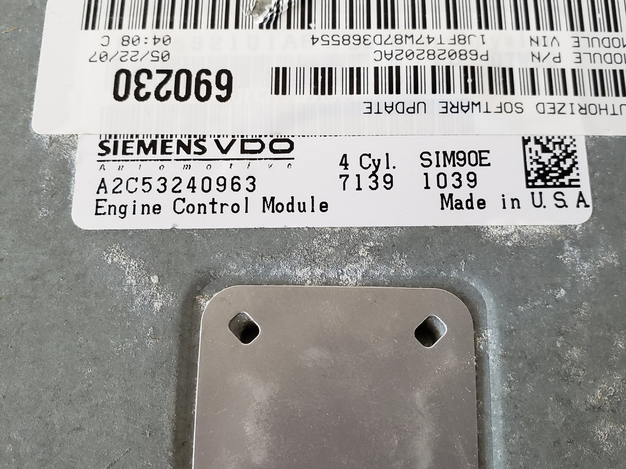 2007 Jeep Compass 68028202AC Computer Brain Engine Control ECU ECM EBX Module