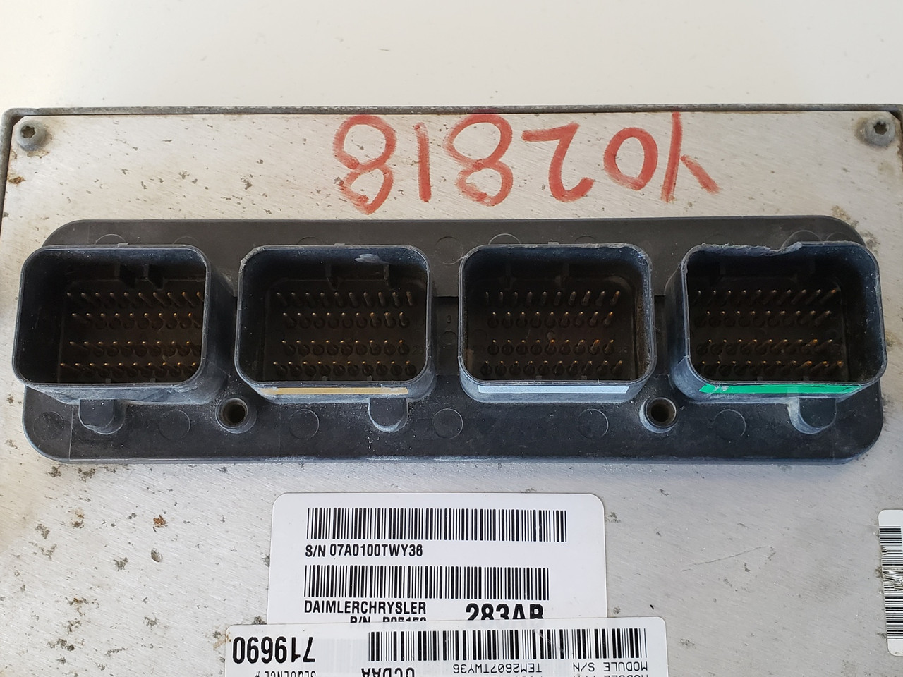 2008 Dodge Ram 1500 P05094507AF Computer Brain Engine Control ECU ECM EBX Module 2008 Dodge Ram 1500 P05094507AF Computer Brain Engine Control ECU ECM EBX Module