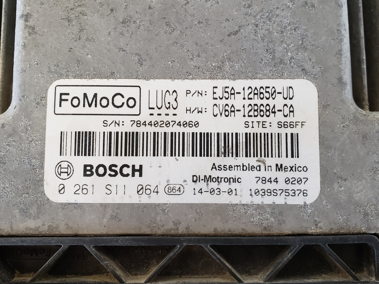 2013-2016 Escape EJ5A-12A650-UD Computer Brain Engine Control ECU ECM EBX Module