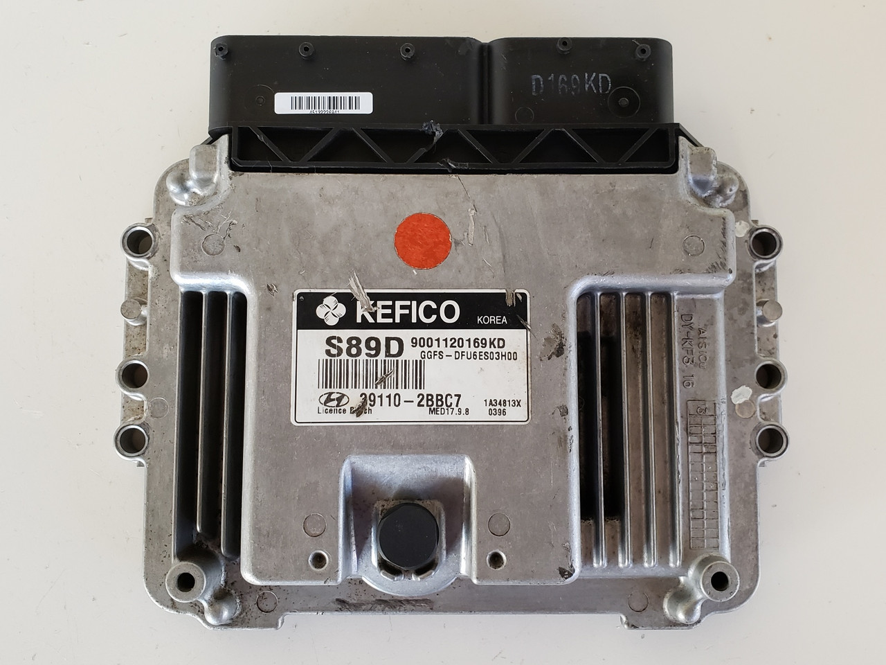 2013-2014 Veloster 39110-2BBC7 Computer Brain Engine Control ECU ECM EBX Module