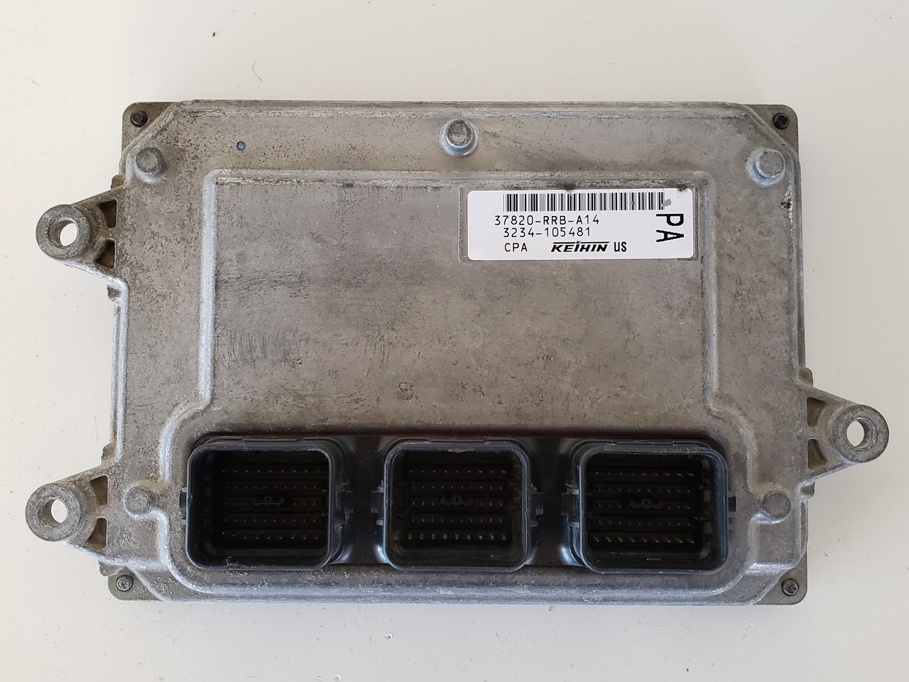 07-10 Acura CSX 37820-RRB-A14 Computer Brain Engine Control ECU ECM EBX Module