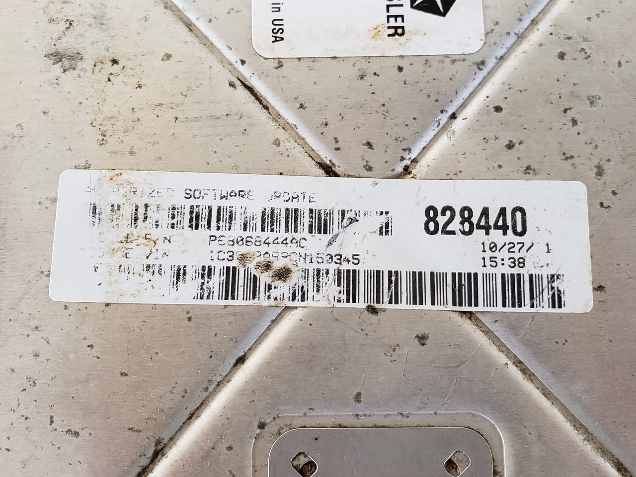 2012 Chrysler 200 68068444AC Computer Brain Engine Control ECU ECM EBX Module