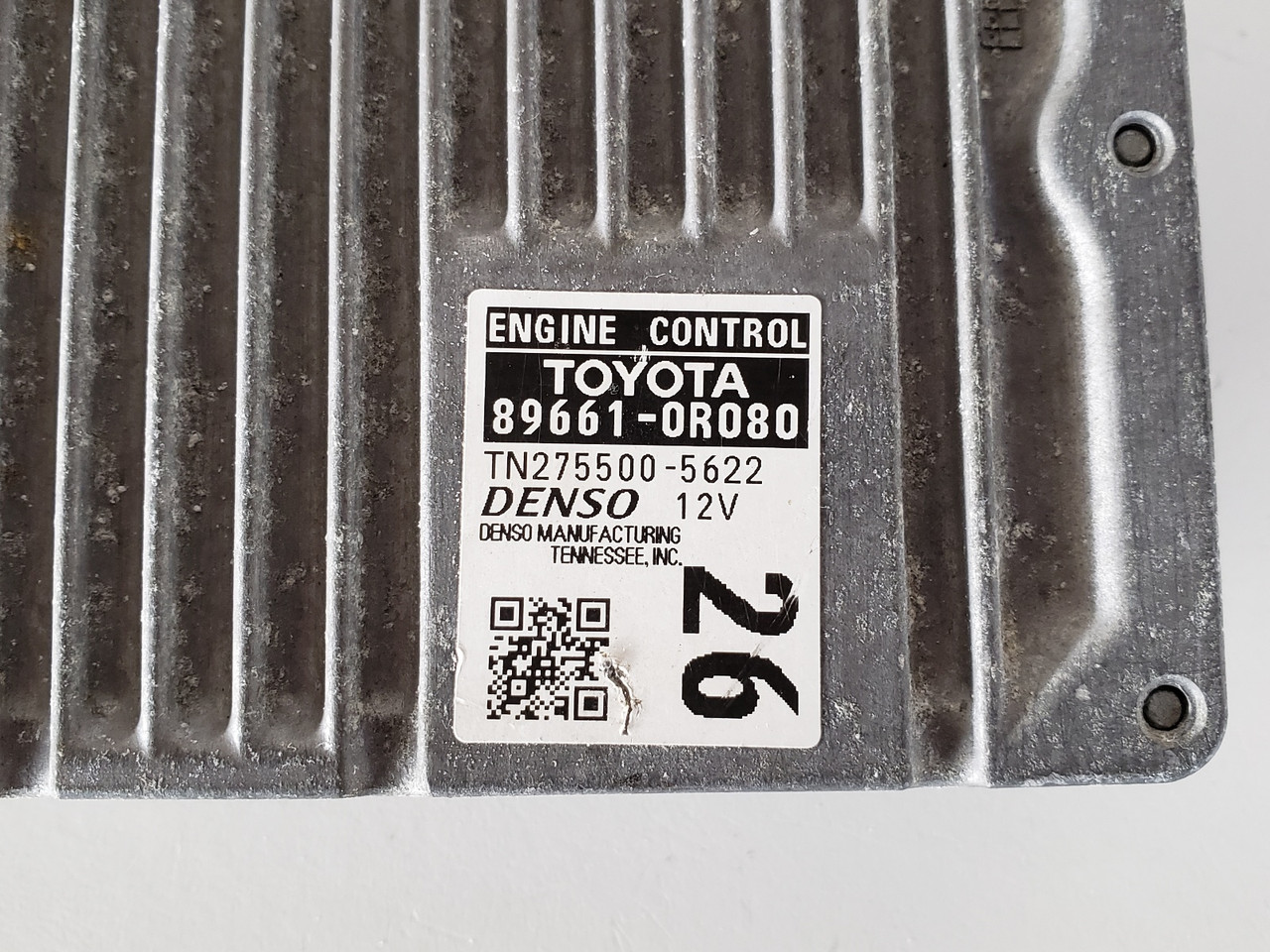 2013 Toyota Rav4 89661-0R080 Computer Brain Engine Control ECU ECM EBX Module