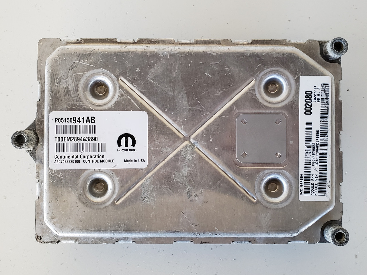 2013-2017 Patriot P68246708AB Computer Brain Engine Control ECU ECM EBX Module