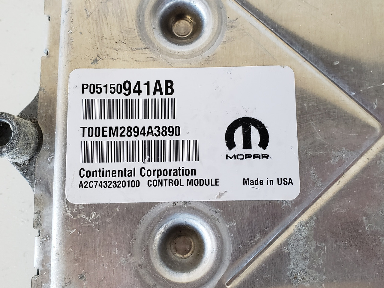 2013-2017 Patriot P68246708AB Computer Brain Engine Control ECU ECM EBX Module