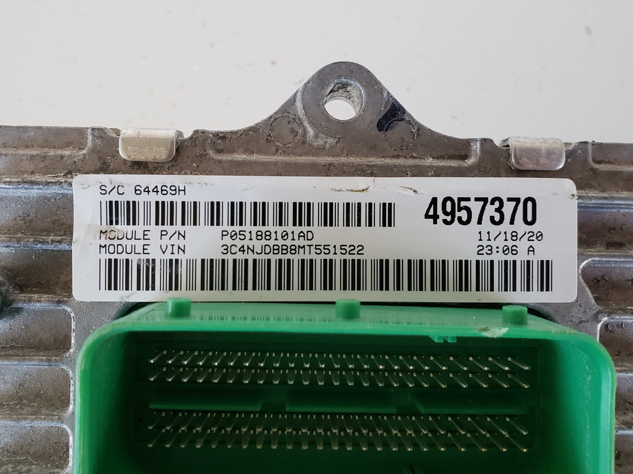 2021 Jeep Compass P05188101AD Computer Brain Engine Control ECU ECM EBX Module