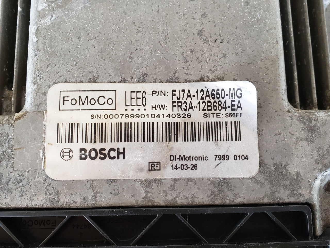 2015-2019 Lincoln MKC FJ7A-12A650-MG Computer Engine Control ECU ECM EBX Module