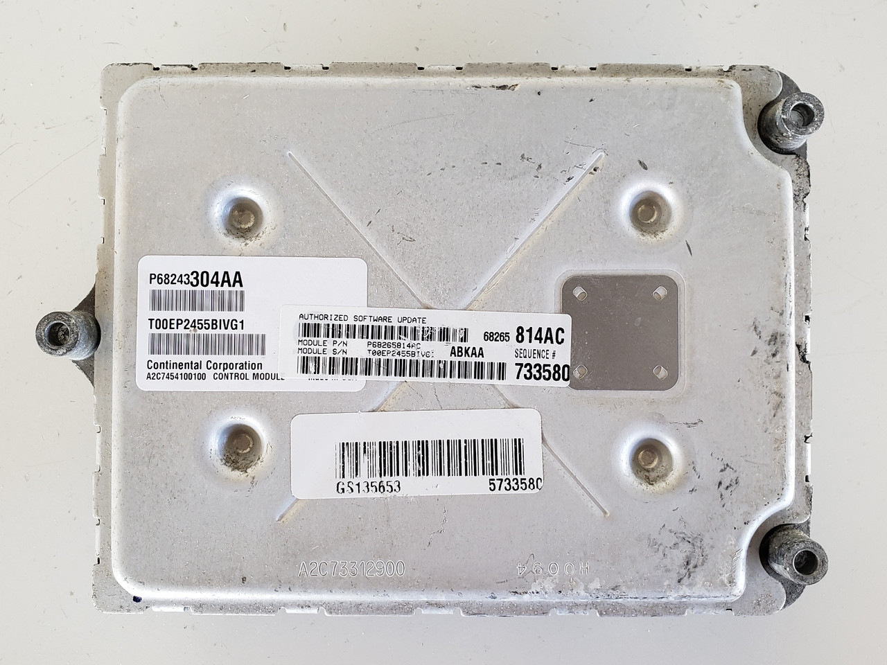 2016-2020 Ram 1500 P68265814AC Computer Brain Engine Control ECU ECM EBX Module