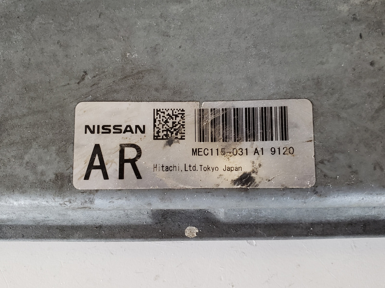 2009 Altima MEC115-031 A1 Computer Brain Engine Control ECU ECM EBX Module