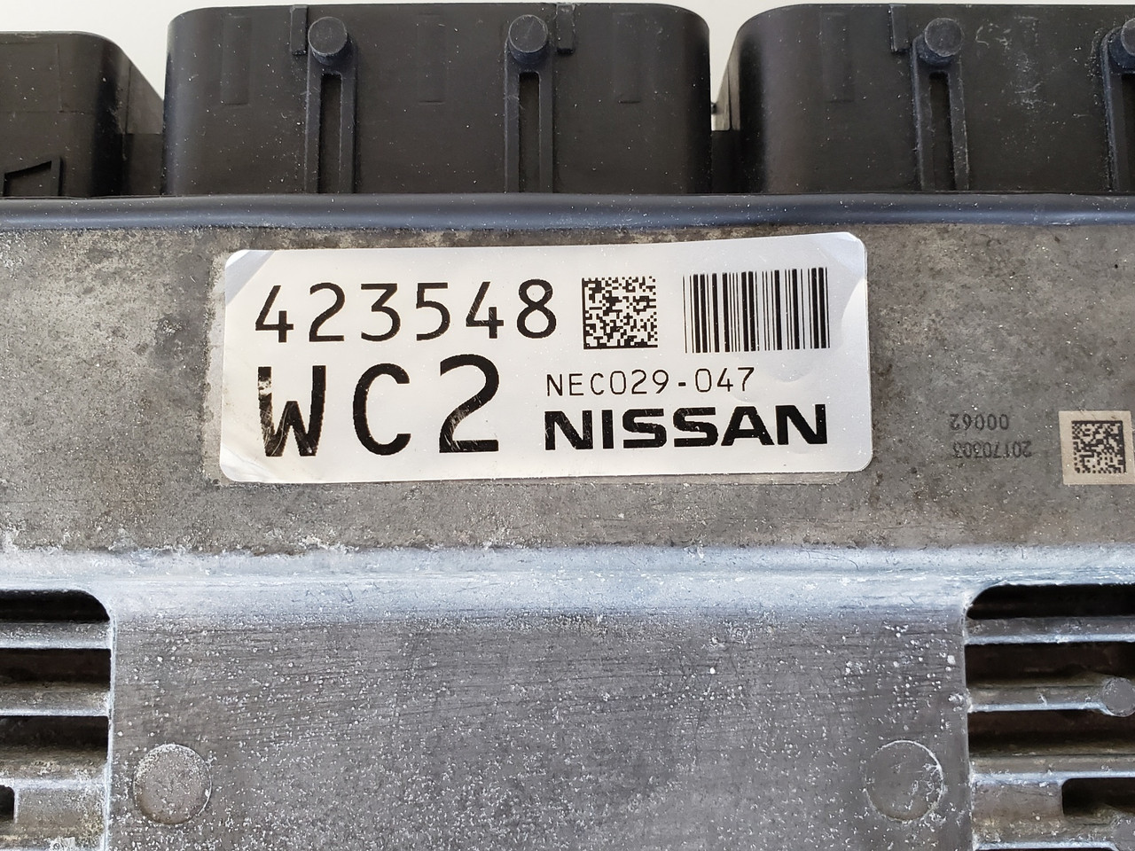 16-17 Infiniti Q50 NEC029-047 Computer Brain Engine Control ECU ECM EBX Module