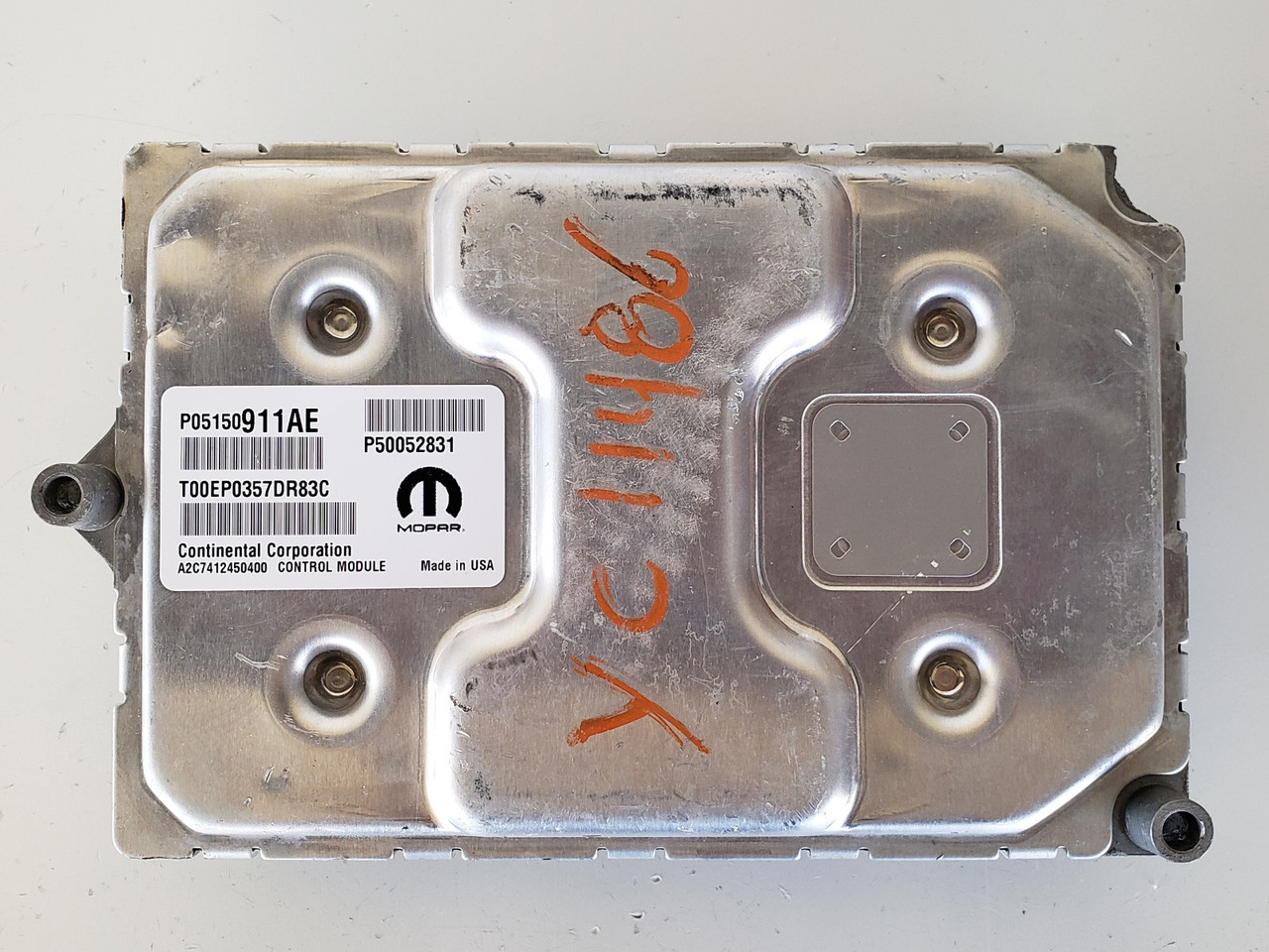 2016-2017 Fiat 500 P05150911AE Computer Brain Engine Control ECU ECM EBX Module