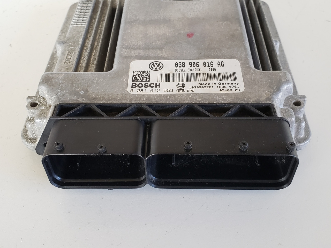 2005-2006 Jetta 038 906 016 AG Computer Brain Engine Control ECU ECM EBX Module