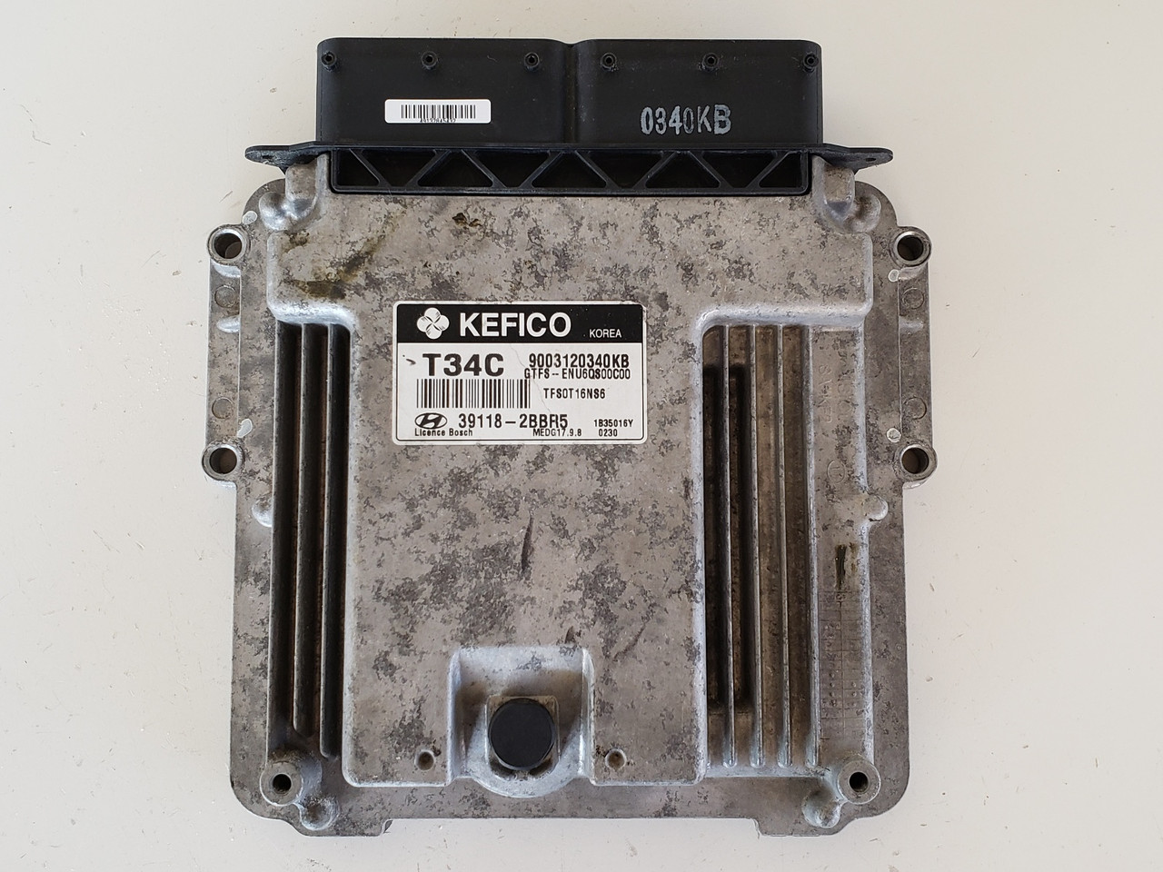 2014 Veloster 39118-2BBR5 Computer Brain Engine Control ECU ECM EBX Module