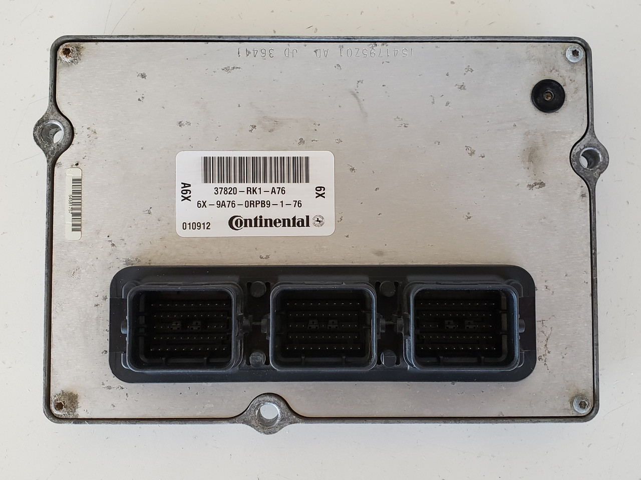 2012 Acura TL 37820-RK1-A76 Computer Brain Engine Control ECU ECM EBX Module