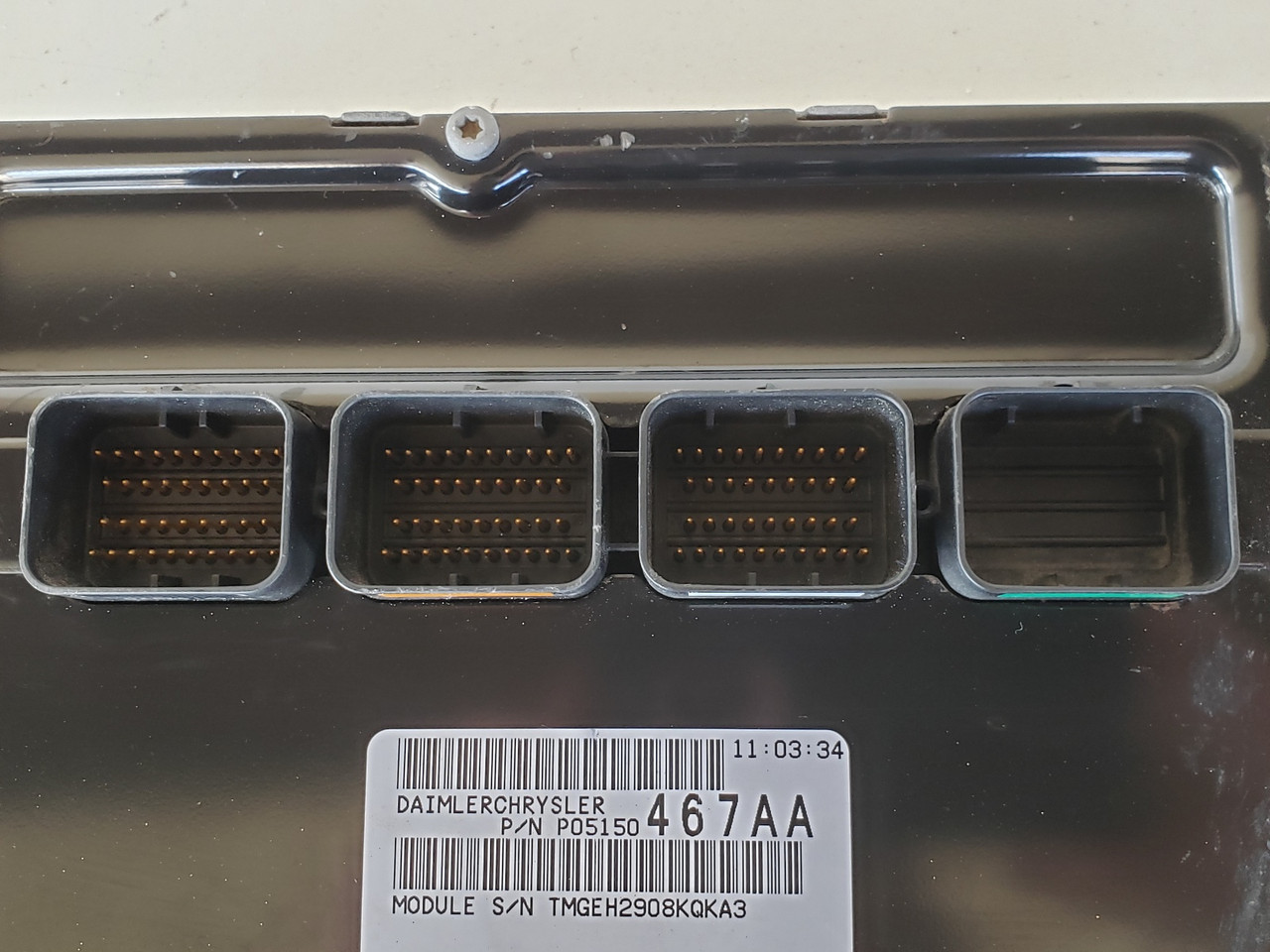 2009-2010 Commander P68028167AD Computer Brain Engine Control ECU ECM EBX Module