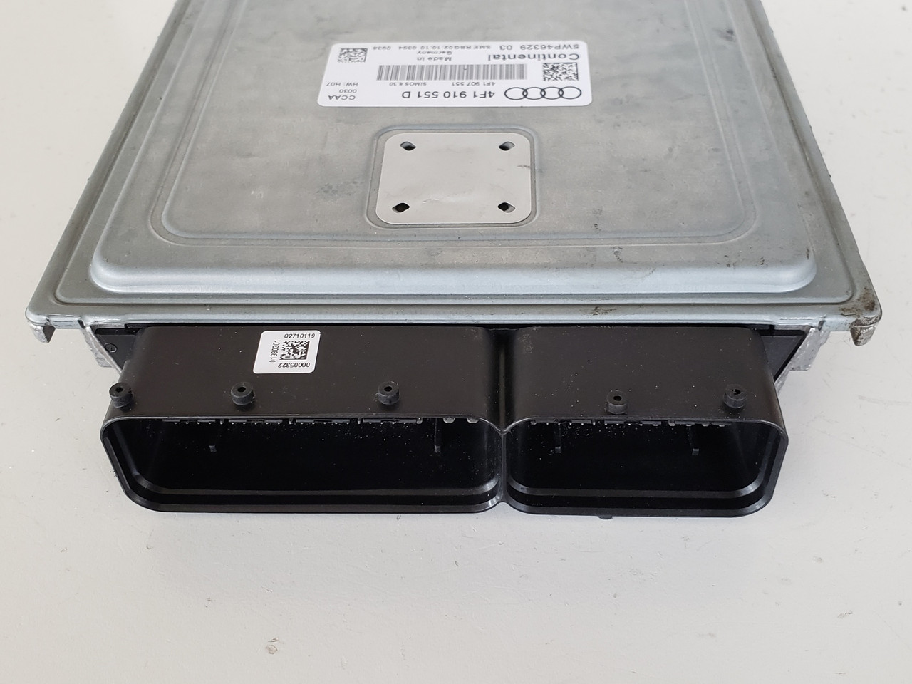 2009-2011 Audi A6 4F1 910 551 D Computer Brain Engine Control ECU ECM EBX Module