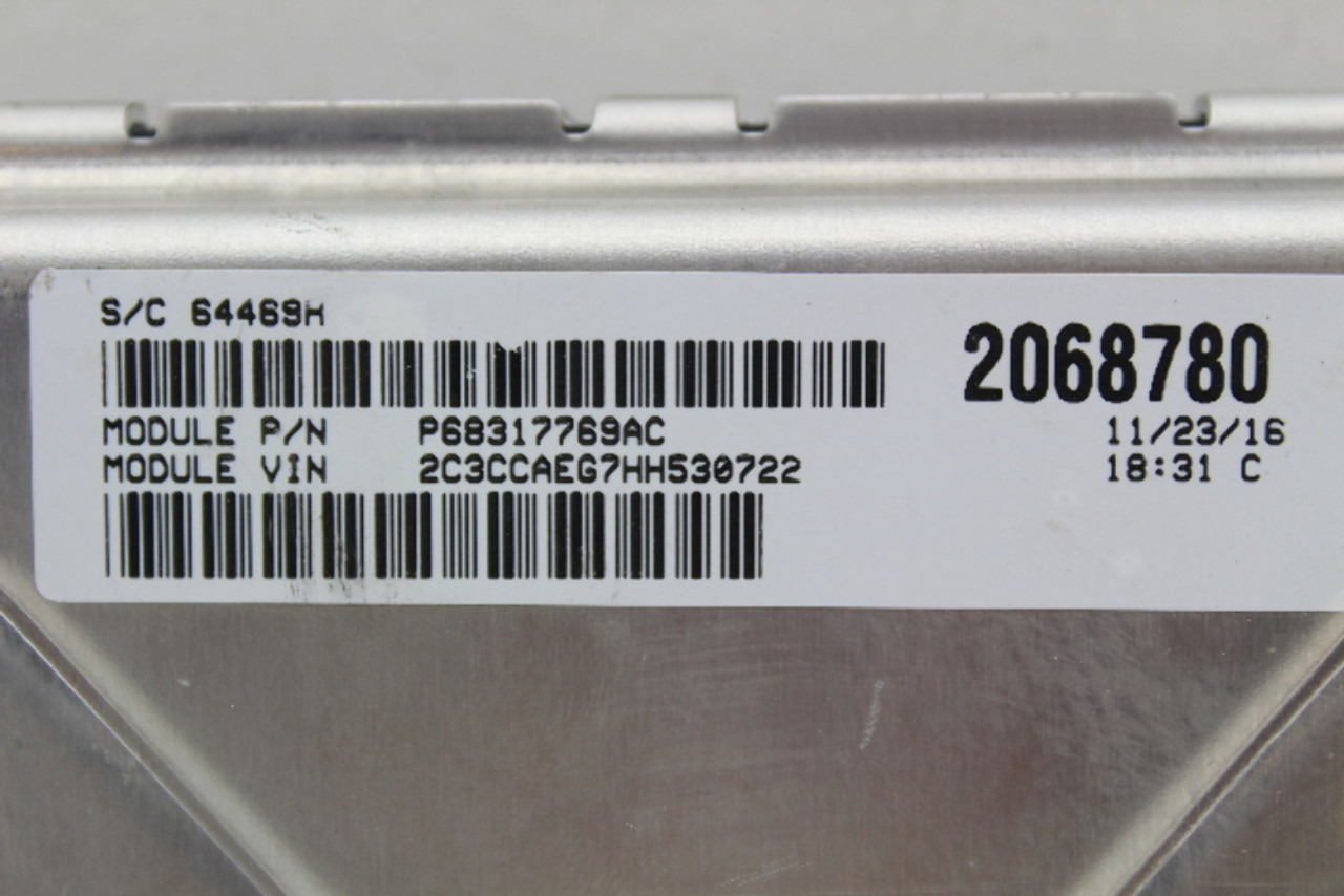 16 17 Chrysler 300 P68243309AB Computer Brain Engine Control ECU ECM EBX Module