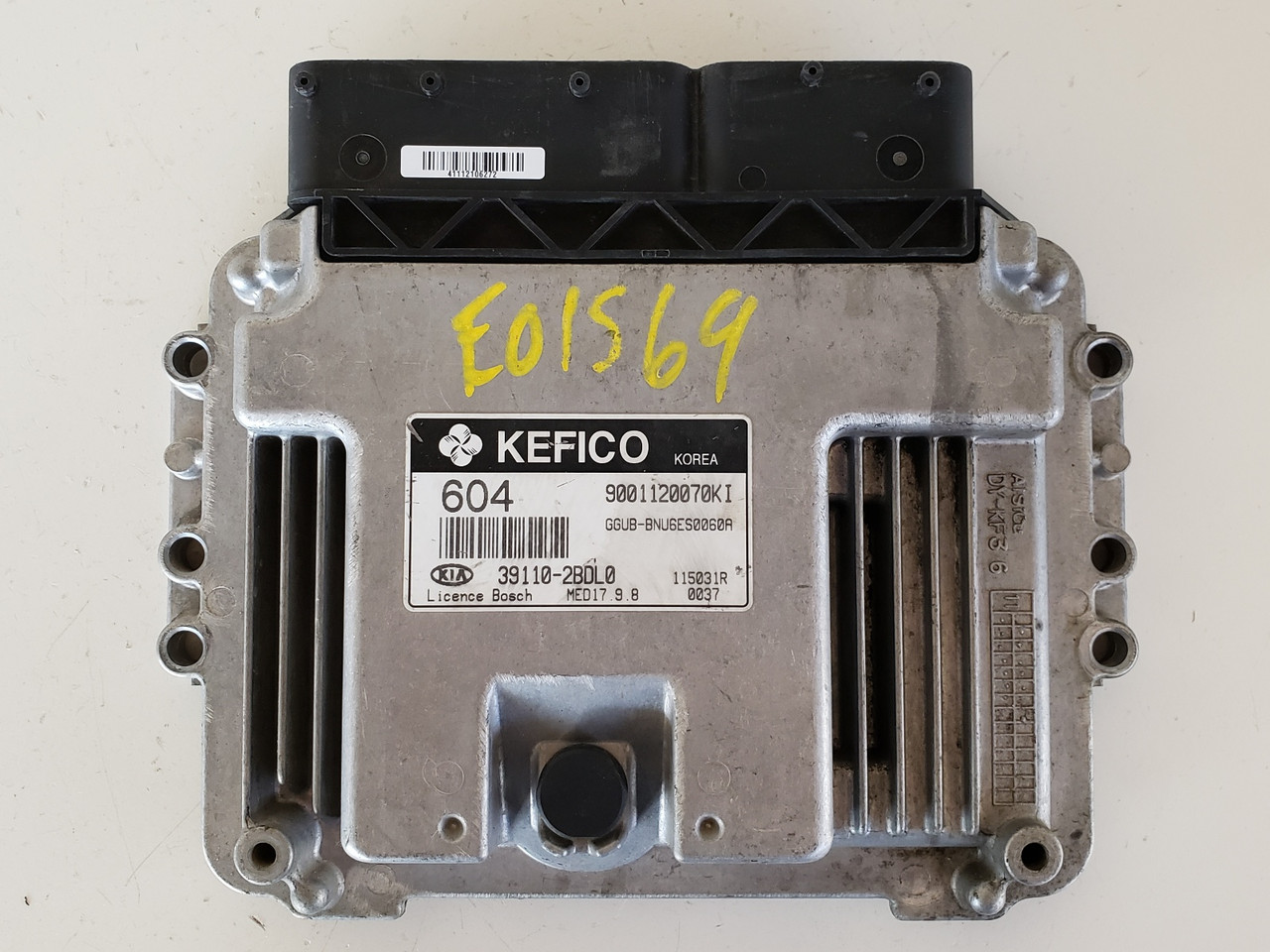 rio 2012-2013 Kia Rio 39110-2BDL0 Computer Brain Engine Control ECU