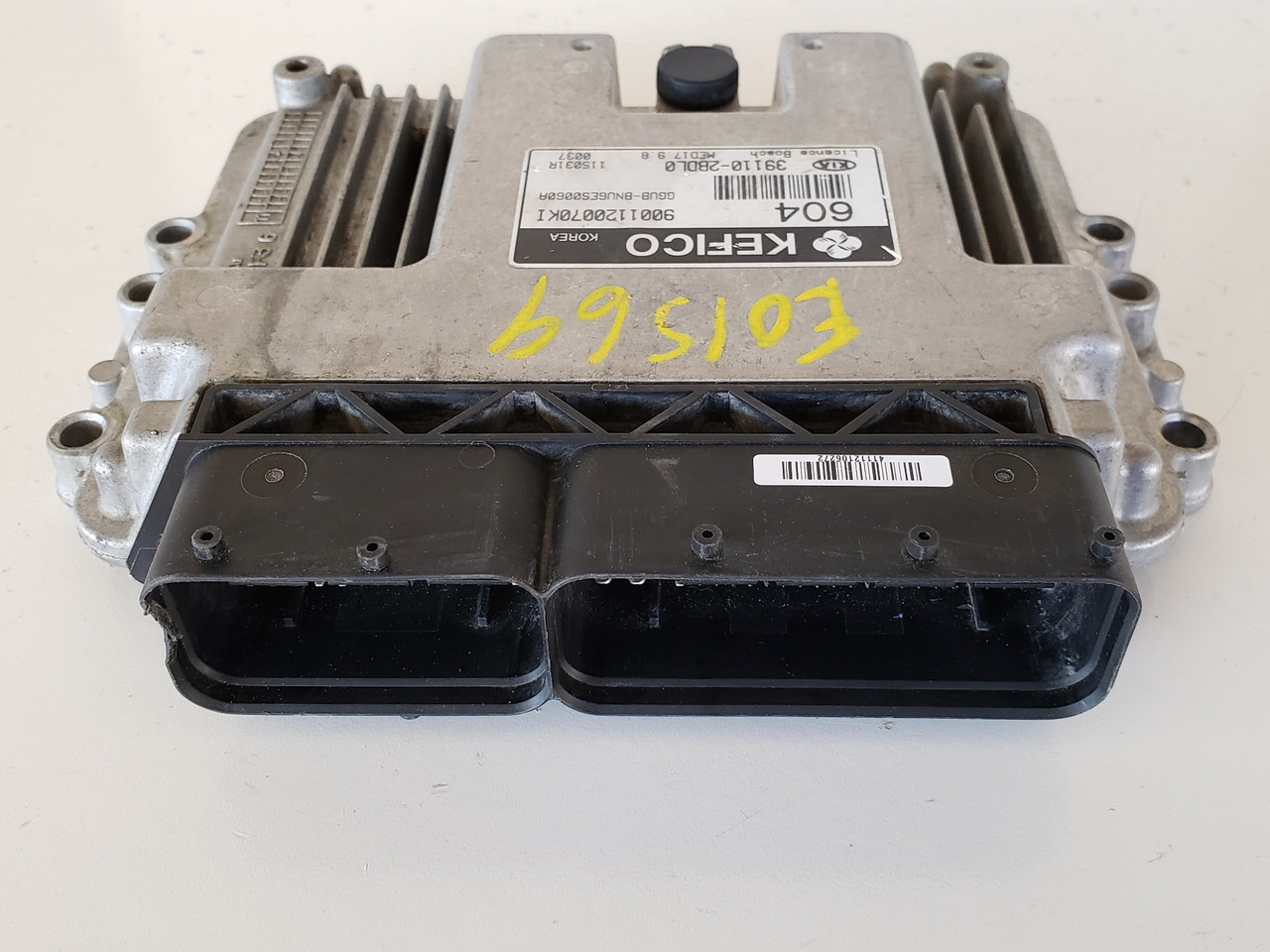 2012-2013 Kia Rio 39110-2BDL0 Computer Brain Engine Control ECU ECM EBX Module