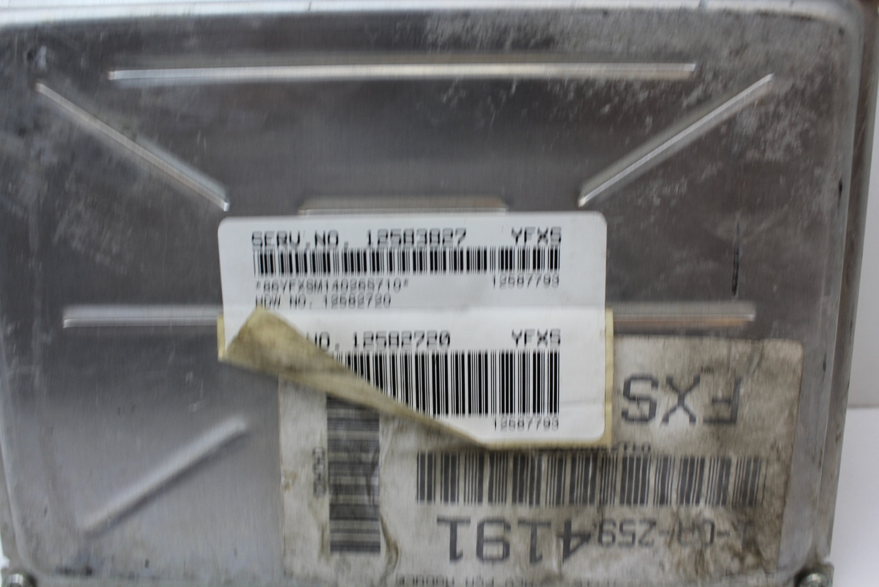 03-05 Impala 12583827 Computer Brain Engine Control ECU ECM EBX Module