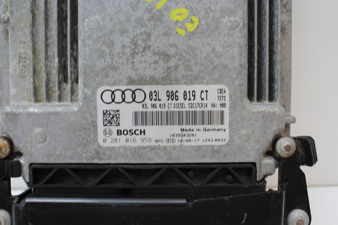 10 11 Audi A3 03L 906 019 CT Computer Brain Engine Control ECU ECM EBX Module