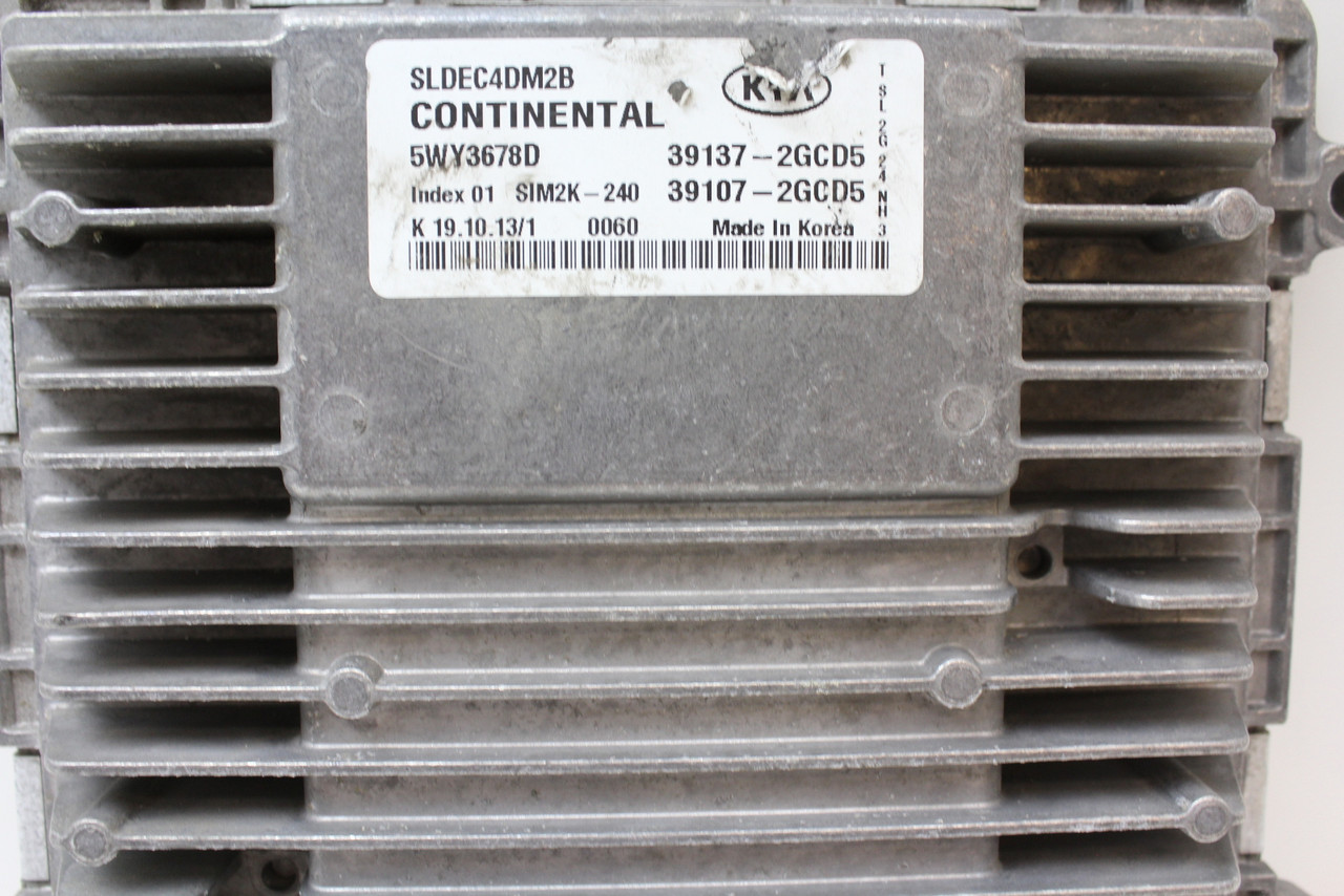 14-16 Sportage 39107-2GCD5 Computer Brain Engine Control ECU ECM EBX Module