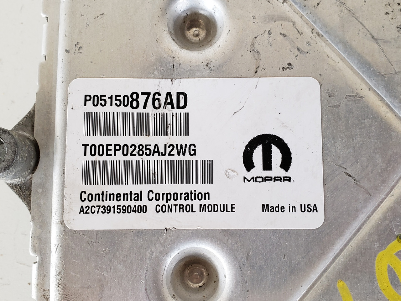 2015 Dodge Caravan P68240676AE Computer Brain Engine Control ECU ECM EBX Module