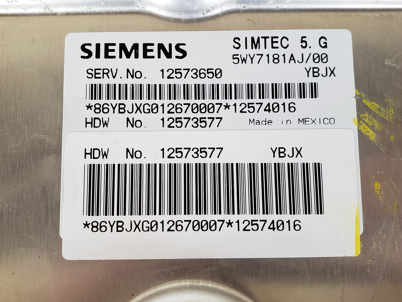 2000-2003 Deville 12573650 Computer Brain Engine Control ECU ECM EBX Module