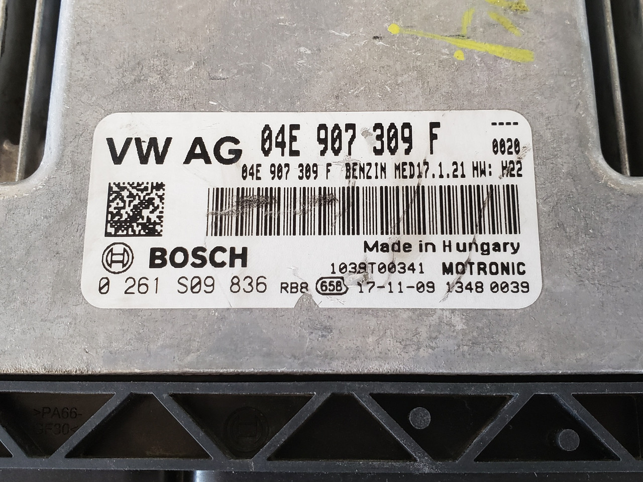 2016-2018 Audi A3 04E 907 309 F Computer Brain Engine Control ECU ECM EBX Module