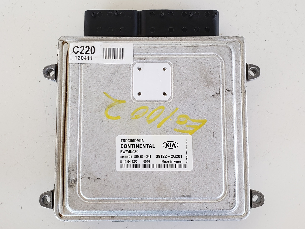 2011-2013 Kia Forte 39122-2G201 Computer Brain Engine Control ECU ECM EBX Module